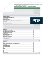 Personal Balance Sheet