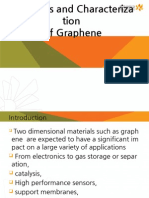 Synthesis and Characterization of Graphene