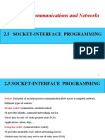 Socket Interface Programming