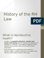 History of RH Law in The Philippines
