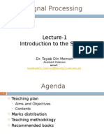 Introduction to Signal and Systems