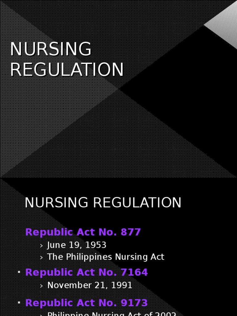 Nursing Regulation PDF Intravenous Therapy Nursing