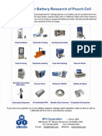 MTI Pouch Cell Equipment