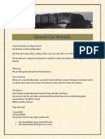 Hawaii Car Rentals