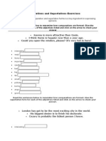 Comparatives and Superlatives Exercises