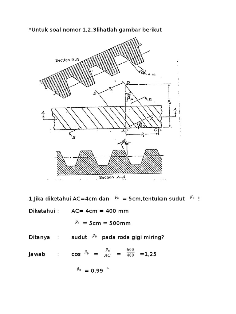 Elemen Mesin Roda Gigi Miring