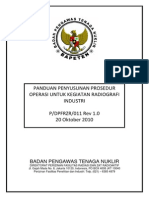 Prosedur Operasi Radiografi Industri