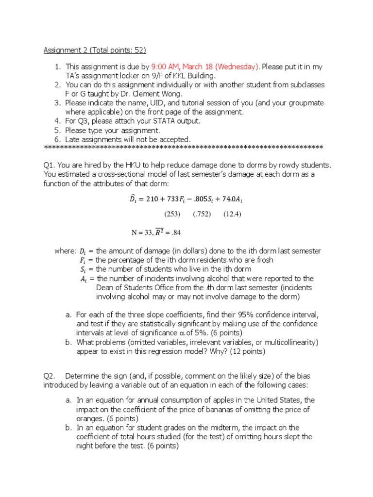 Econometrics notes picture
