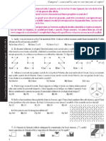 Probleme de Matematică Pentru Clasa A IV-a La Cangurul Matematician