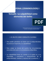 Tema 20  Penal I