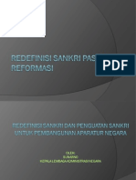 Redefinisi Sankri Dan Penguatan Sankri