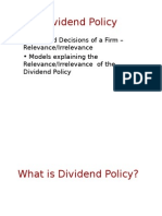 Dividendpolicy 120801120350 Phpapp02