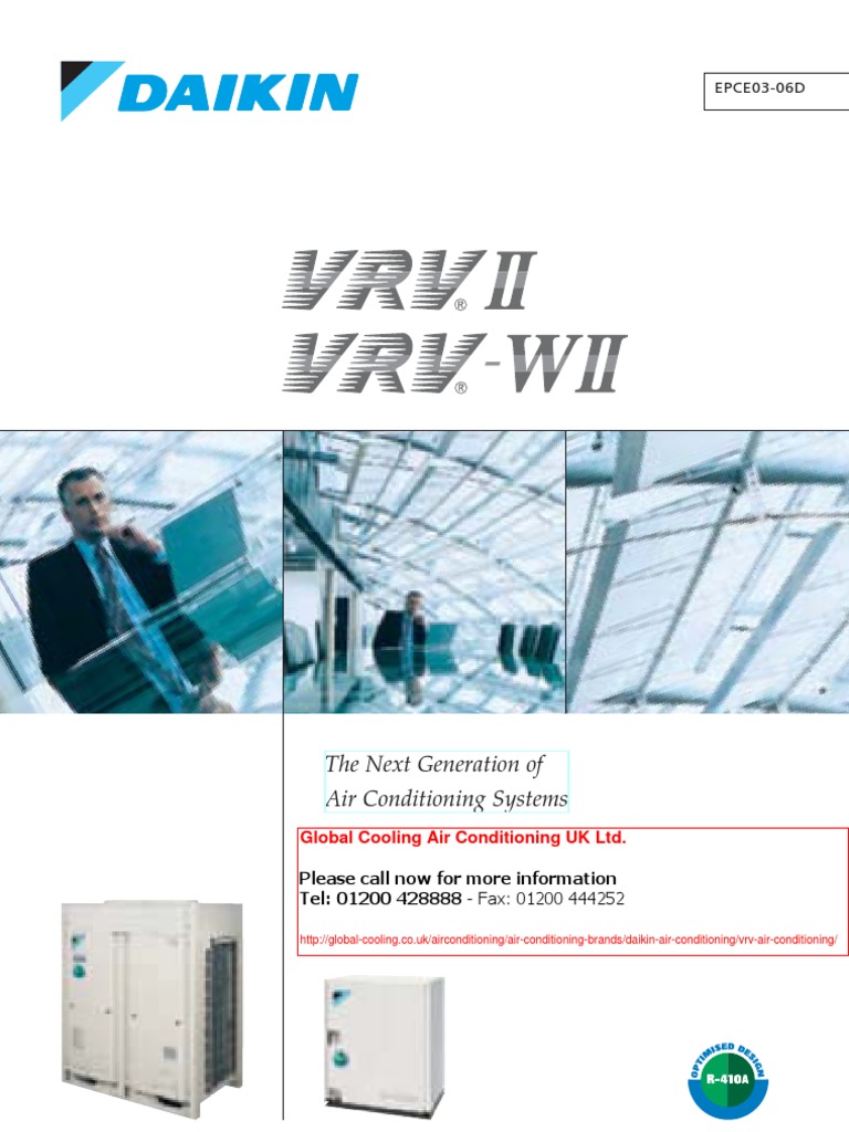 Daikin Brochure VRVII Air Conditioning Air Conditioning Heat Pump