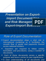 Export-Import Documentation