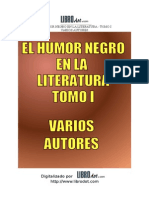 El Humor Negro en La Litartura Tomo i