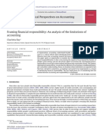 (Elearnica - Ir) Membrane Science-Framing Financial Responsibility An Analysis of The Limitations of Account