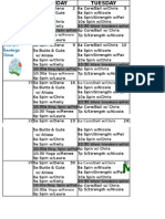 March Oxf 2015 Class Schedule