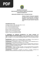 Resolução Sobre Pagamento de Bolsas Escola de Gestores