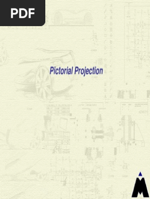 Pictorial Projection Pdf Perspective Graphical Technical Drawing