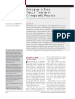 Principles of Free Tissue Transfer in Orthopaedic Practice