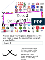 task 3 - designing a logo for your website