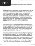 Download Restorative Justice as Social Justice for Victims of Gendered Violence A Standpoint Feminist Perspective by katherine stuart van wormer SN25849322 doc pdf