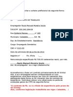 Como Assinar A Carteira Profissional de Um Empregado Doméstico