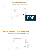 B1Taller de Robótica IRE Avanzado Sesión 1