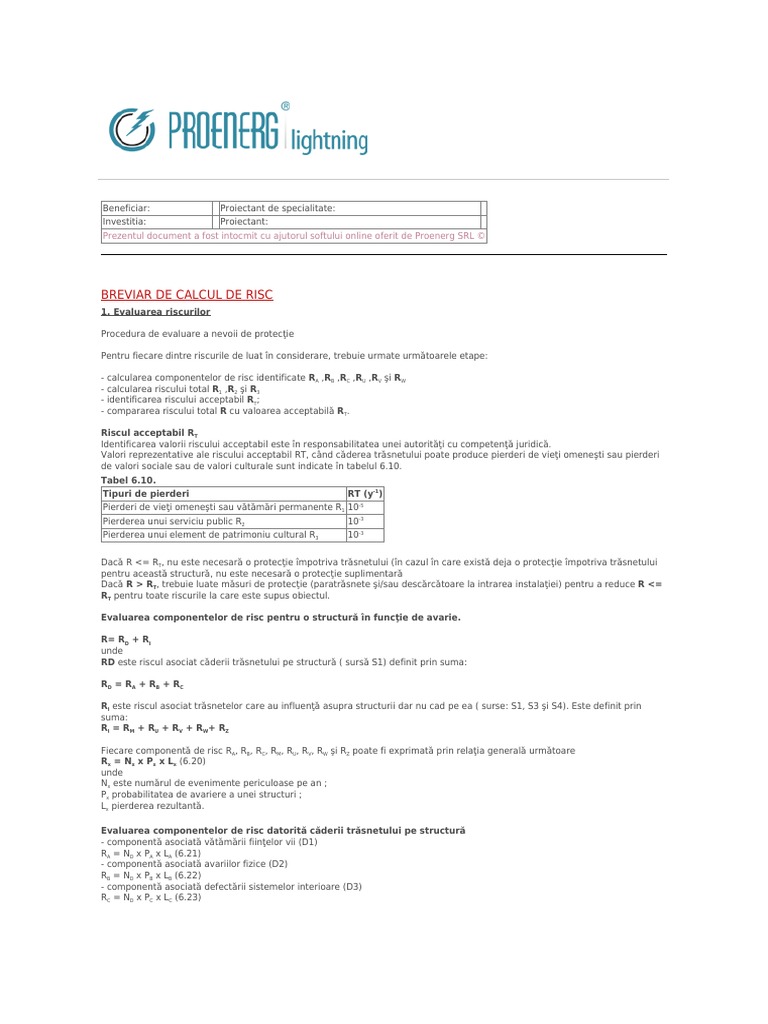Evaluarea Riscului | PDF