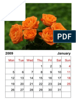 Calendar Roses