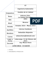 Informe La Quinta Disciplina Llerena Sebatián