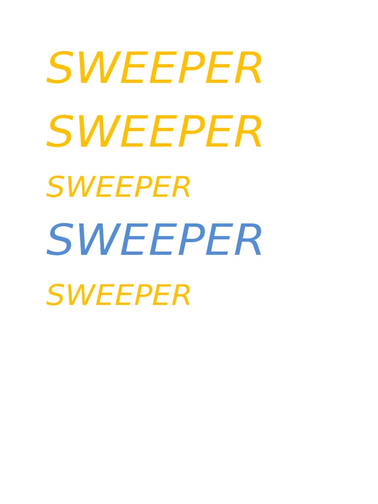 Word Sweeper Overview | PDF