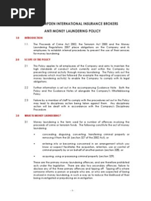 Anti Money Laundering Policy Copy