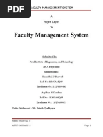 Final Faculty Management System