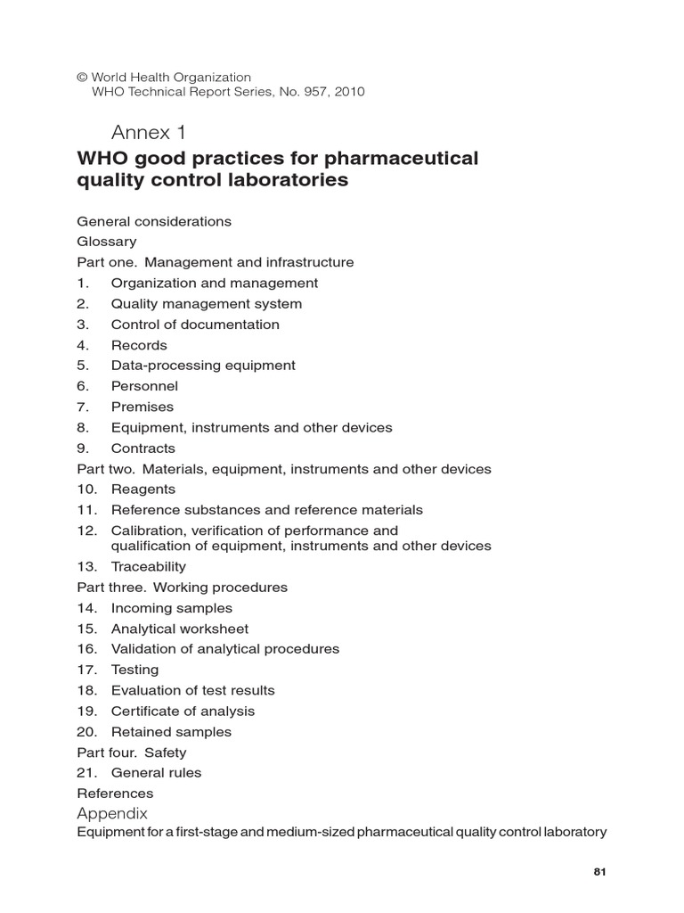 Good Practices For Pharmaceutical PDF Calibration Verification