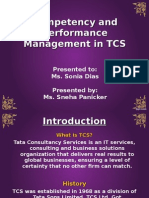 Competency and Performance Management in TCS