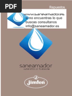 Recambios Jimten Saneamador 2015