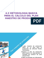 Plan maestro producción