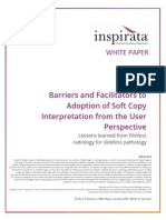Barriers and Facilitators To Adoption of Soft Copy Interpretation From The User Perspective