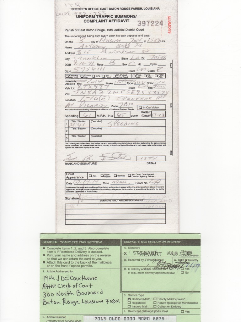 TicketLetterDismissal