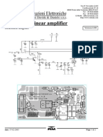 Mod. KL 35 Linear Amplifier Costruzioni Elettroniche: Di Marchioni Davide & Daniele S.N.C. Schematic Diagram