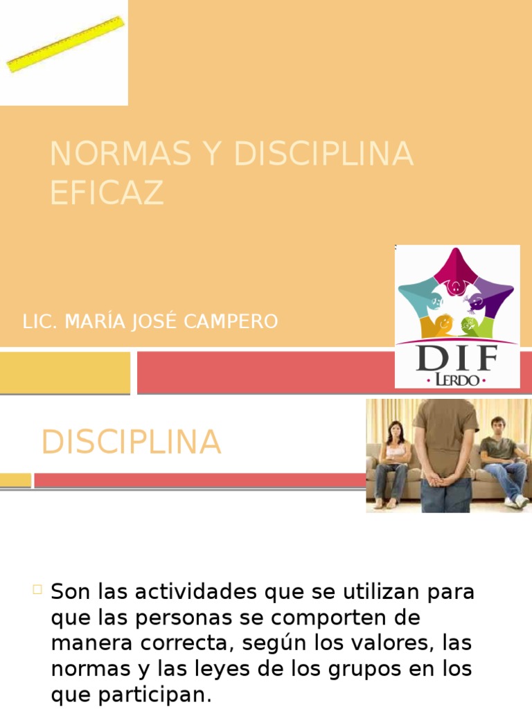 Normas y Disciplina en el Hogar | PDF | Disciplinas | Comportamiento