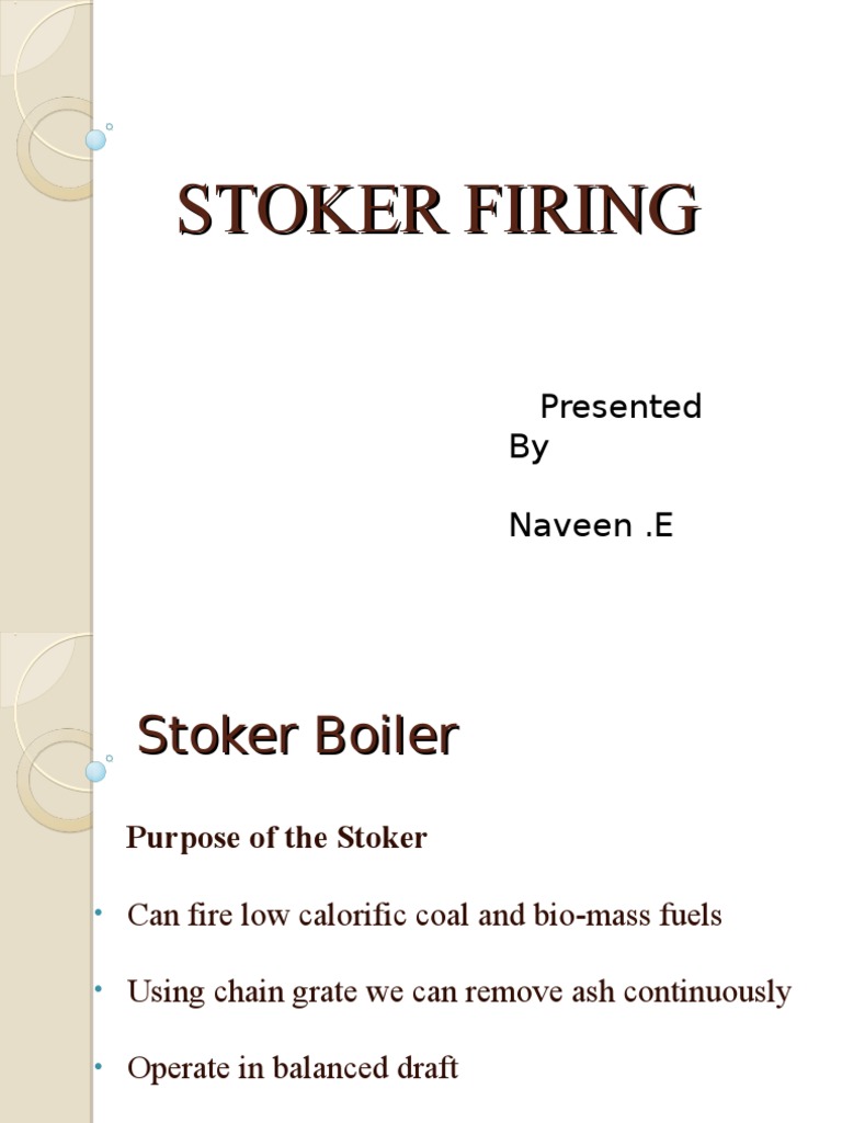 Stoker Firing | PDF | Combustion | Coal