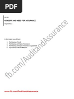 Download Concept and Need for Assurance by Audit and Assurance SN258537567 doc pdf