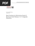 Best - Practices - For - Minimizing - Oracle - EBS - R12.1.3 - Upgrade - Downtime - Oct - 14 (1) F PDF