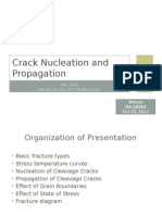 Crack Nucleation and Propagation