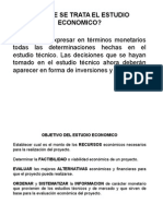 Diseño y Evaluacion de Proyectos. Objetivos y Estructura