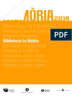 Memòria 2014-Biblioteca La Bòbila