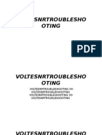 Volte Troubleshooting