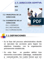 Adm1-E07 - La Dirección Administrativa